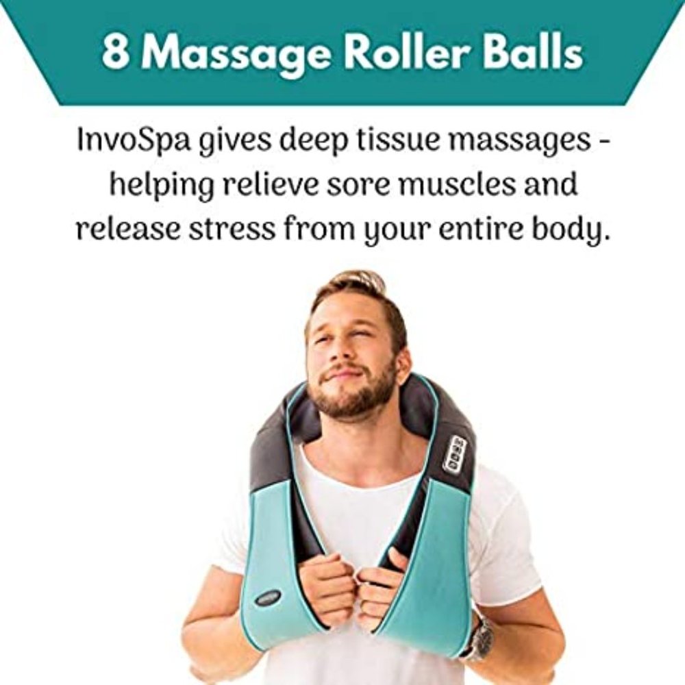 Shiatsu Back shoulder & Neck Massager With Heat - Picture 3 of 4
